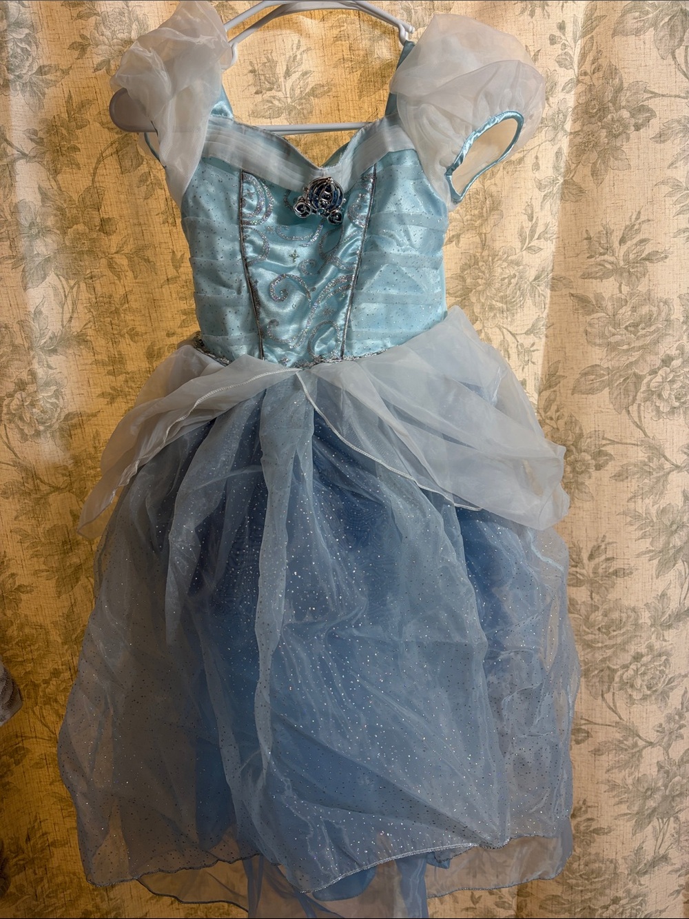 Disney Light Blue Sparkle Princess Costume Dress